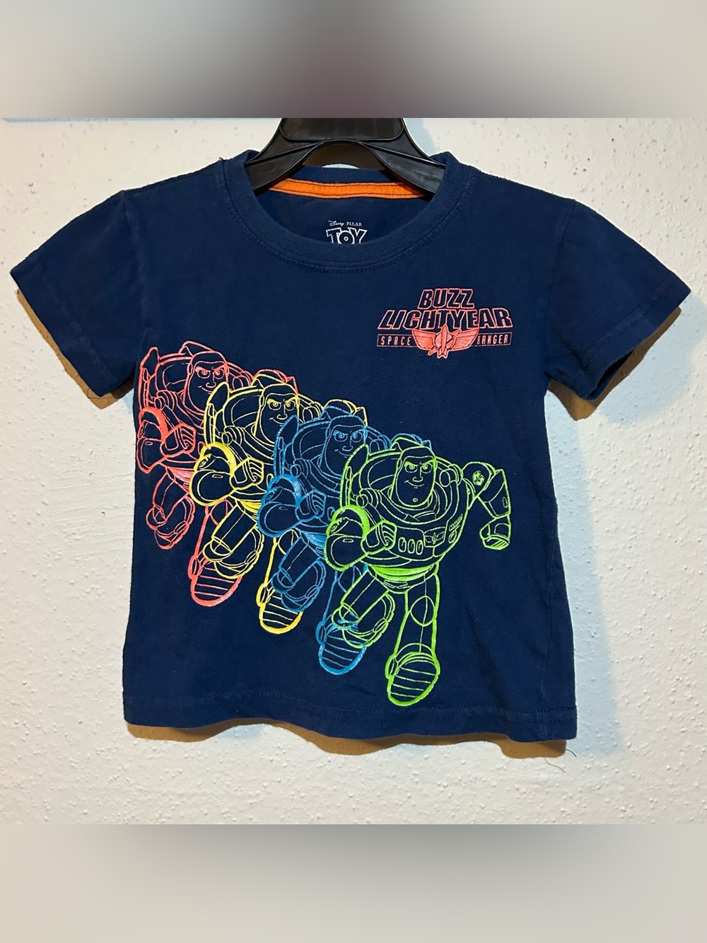 Disney Pixar Toy Story Buzz Lightyear Navy Tee 2T